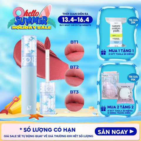 Son Kem Lì FOIF Thuần Chay, Mềm Mịn, Lâu Trôi Daily Blur Tint 3g