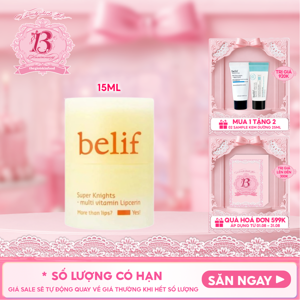  Son Dưỡng Môi Belif Super Knights Multi-Vitamin Lipcerin 15ml 