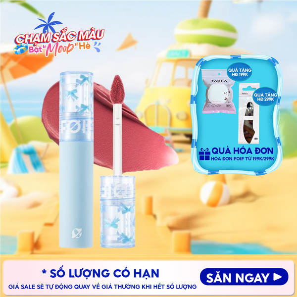  Son Kem Lì FOIF Thuần Chay, Mềm Mịn, Lâu Trôi Daily Blur Tint 3g 