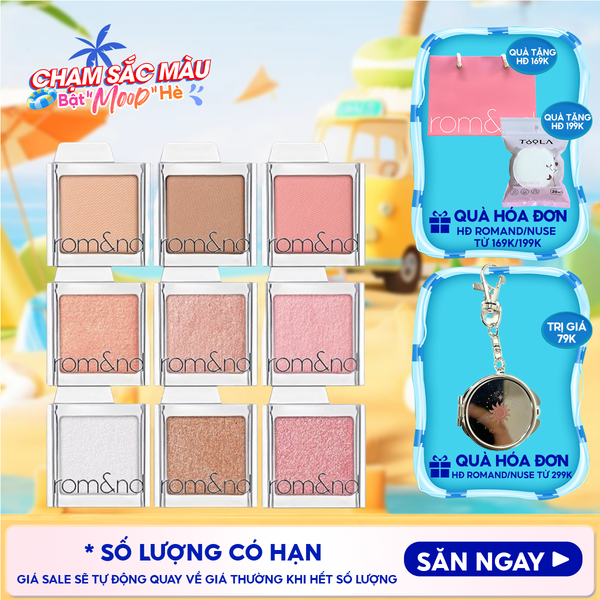  Phấn Mắt Romand Bền Màu, Đa Dạng Slide In Single 1.8g 