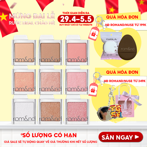  Phấn Mắt Romand Bền Màu, Đa Dạng Slide In Single 1.8g 