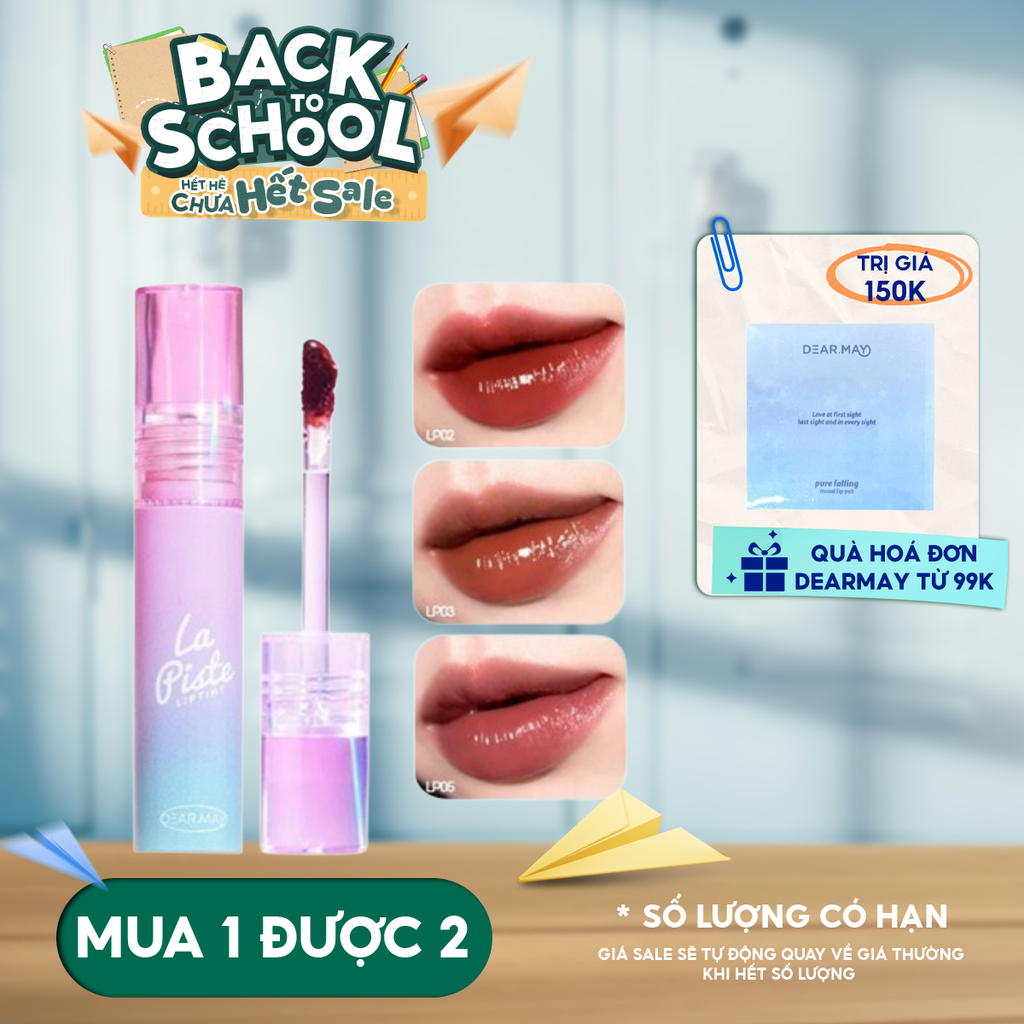 Son Tint Bóng Dearmay Lâu Trôi La Piste Lip Tint 4.1g