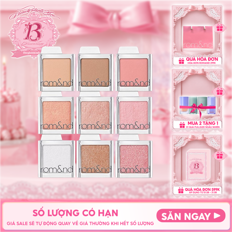 Phấn Mắt Romand Bền Màu, Đa Dạng Slide In Single 1.8g