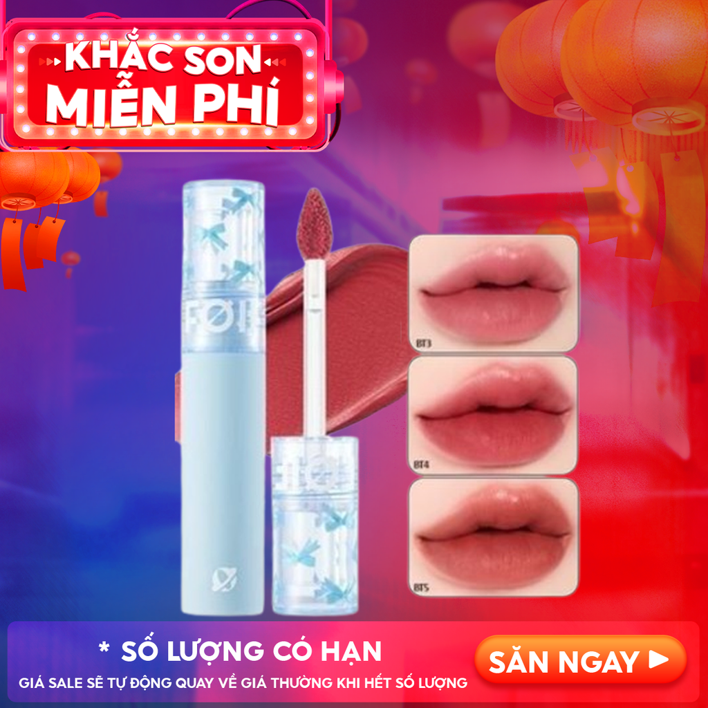 [KHẮC SON] Son Kem Lì FOIF Thuần Chay, Mềm Mịn, Lâu Trôi Daily Blur Tint 3g