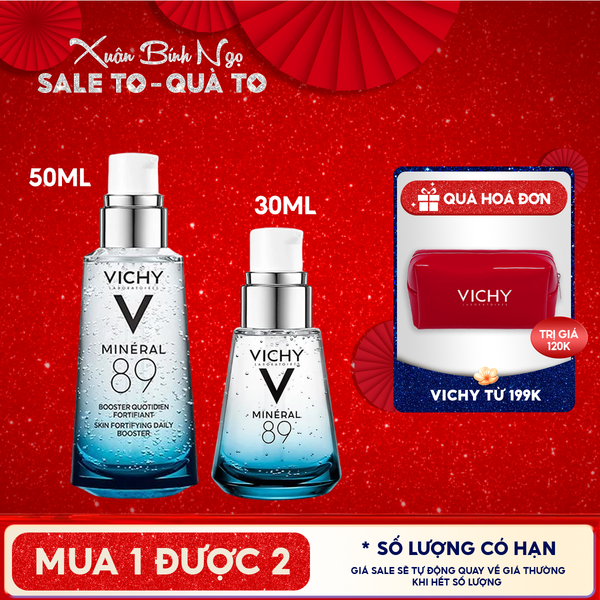  Serum Vichy Dưỡng Chất Khoáng Cô Đặc Vichy Mineral 89 Skin Fortifying Daily Booster 