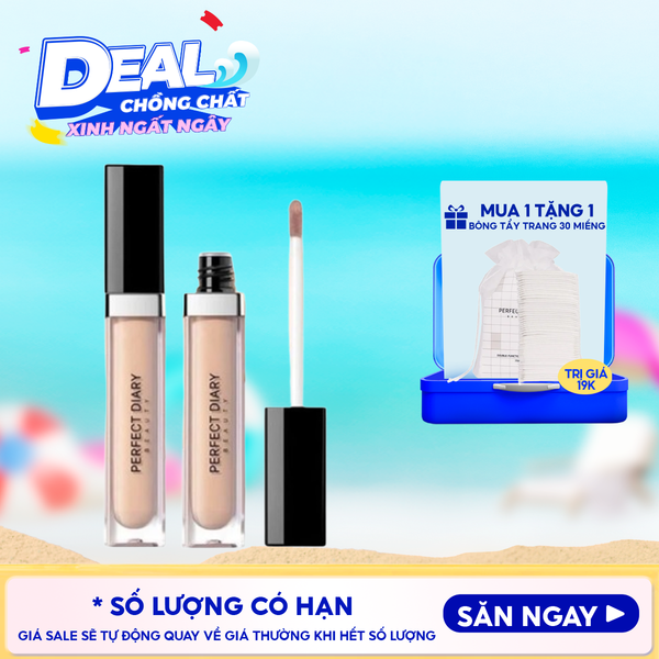  Kem Che Khuyết Điểm Perfect Diary Flawless Glaze Silky Touch Liquid Concealer 7ml 
