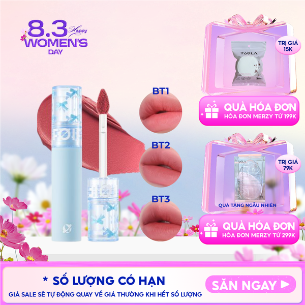  Son Kem Lì FOIF Thuần Chay, Mềm Mịn, Lâu Trôi Daily Blur Tint 3g 