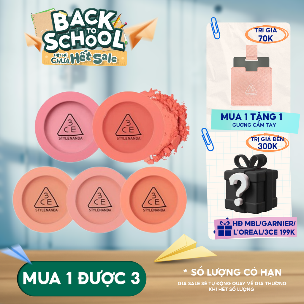 Phấn Má Hồng 3CE Mịn Lì Siêu Xinh Face Blush 5.5g