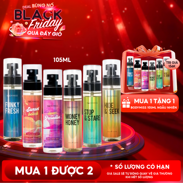  Xịt Thơm Toàn Thân Hương Cho Nam & Nữ Bodymiss 