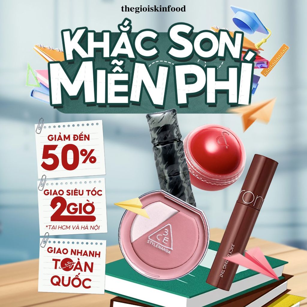 Sản Phẩm Có Dịch Vụ Khắc Son Miễn Phí - Son Merzy, Romand, FOIF, Romand #23 (Starry Edition)