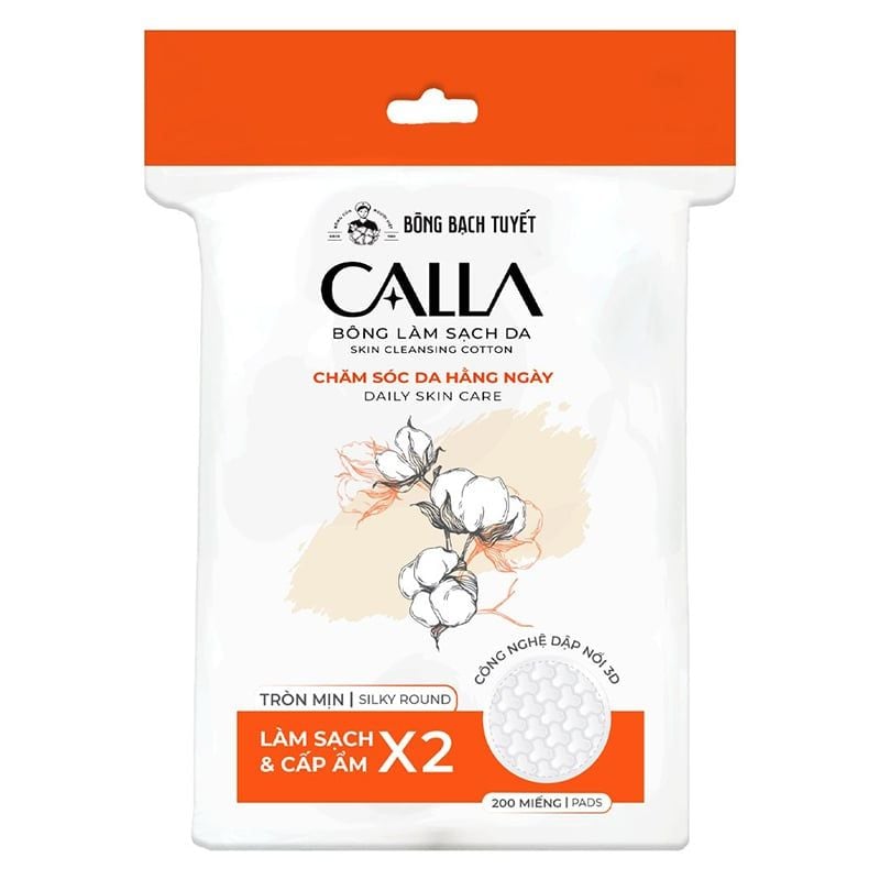Bông Tẩy Trang Làm Sạch Da Bông Bạch Tuyết Calla Facial Cotton Pads