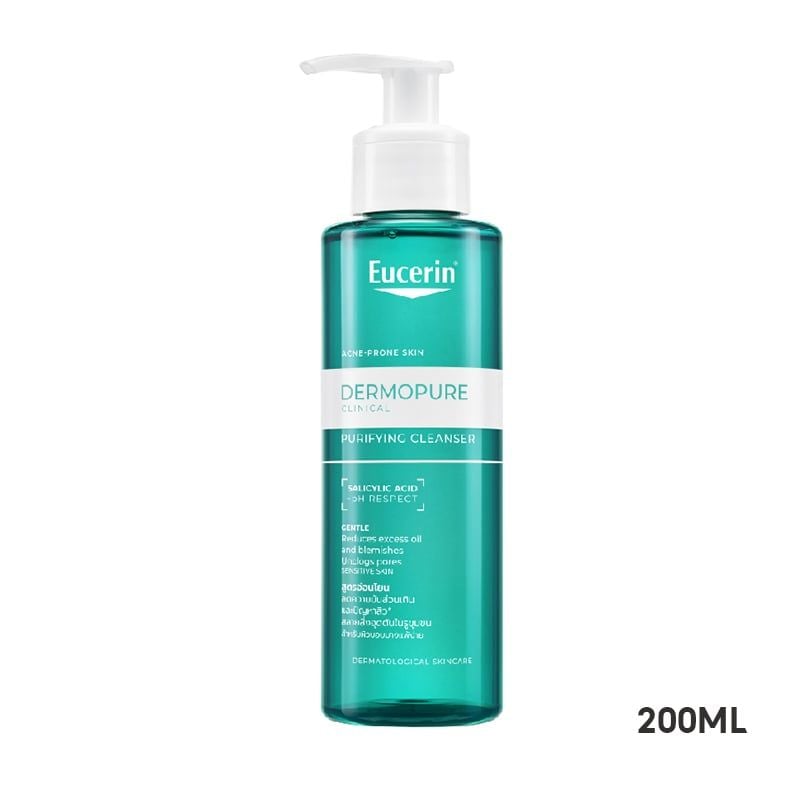 Sữa Rửa Mặt Eucerin Dạng Gel Kiềm Dầu, Hỗ Trợ Giảm Mụn Acne-Oil Control Pro Acne Solution Cleansing Gel
