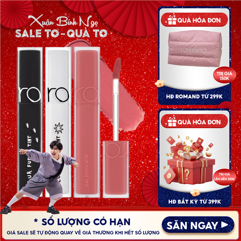 Son Kem Lì Romand Lên Màu Chuẩn, Mịn Môi Blur Fudge Tint 5g