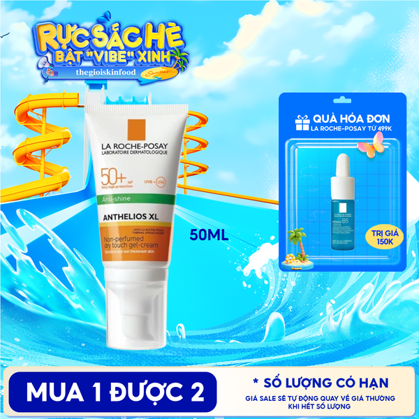  Kem Chống Nắng La Roche-Posay Kiểm Soát Dầu Anthelios Dry Touch Finish Mattifying Effect SPF50+ 50ml 