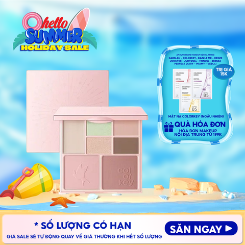 Bảng Phấn Mắt Colorkey 7 Ô Màu Đa Năng Embrace Nature Seven-Shade Makeup Palette