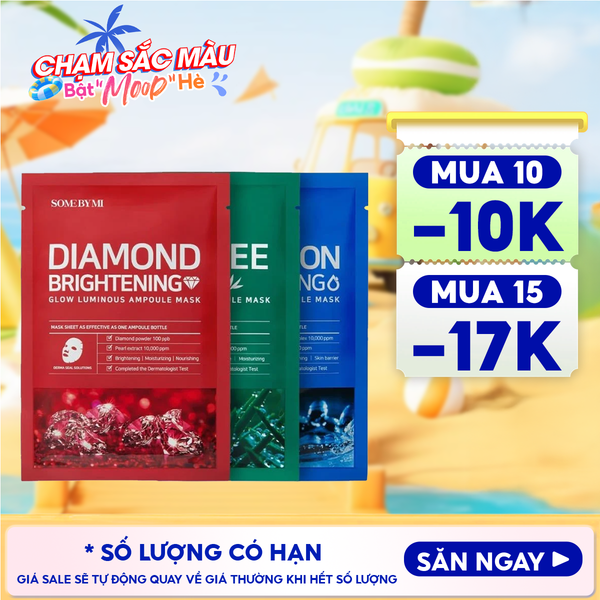  Mặt Nạ Giấy Some By Mi Làm Dịu, Hỗ Trợ Cải Thiện Mụn, Dưỡng Sáng Da Cao Cấp Hàn Quốc Mask Sheet 