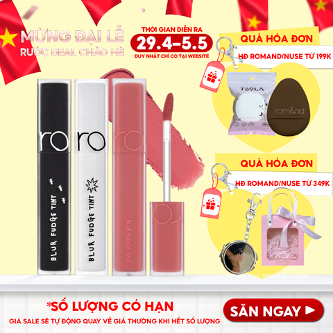 Son Kem Lì Romand Lên Màu Chuẩn, Mịn Môi Blur Fudge Tint 5g