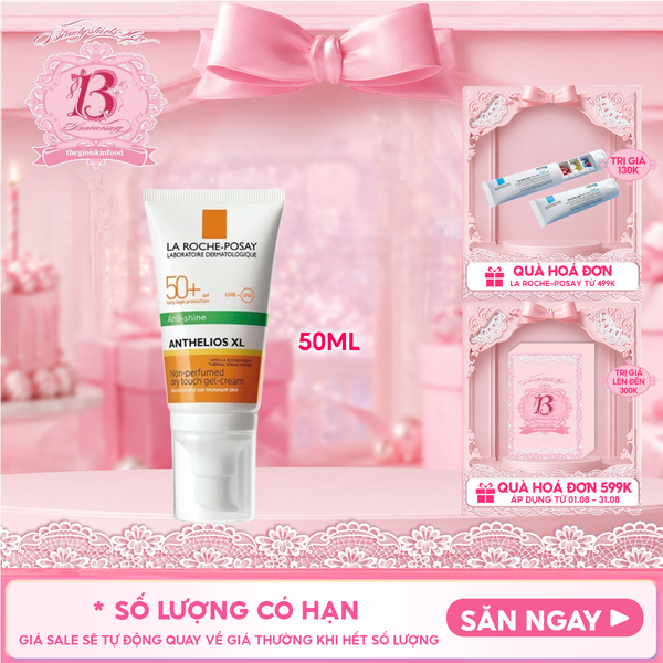  Kem Chống Nắng La Roche-Posay Kiểm Soát Dầu Anthelios Dry Touch Finish Mattifying Effect SPF50+ 50ml 