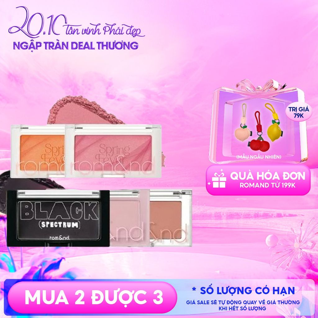 [NEW] Phấn Má Hồng Romand Ngọt Ngào Dạng Nén Better Than Cheek