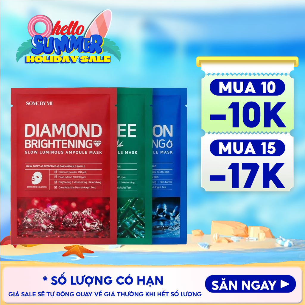 Mặt Nạ Giấy Some By Mi Làm Dịu, Hỗ Trợ Cải Thiện Mụn, Dưỡng Sáng Da Cao Cấp Hàn Quốc Mask Sheet