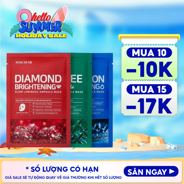  Mặt Nạ Giấy Some By Mi Làm Dịu, Hỗ Trợ Cải Thiện Mụn, Dưỡng Sáng Da Cao Cấp Hàn Quốc Mask Sheet 