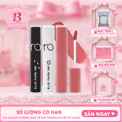 Son Kem Lì Romand Lên Màu Chuẩn, Mịn Môi Blur Fudge Tint 5g