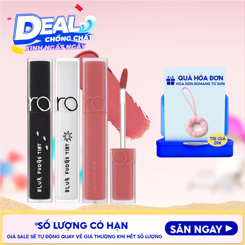 Son Kem Lì Romand Lên Màu Chuẩn, Mịn Môi Blur Fudge Tint 5g