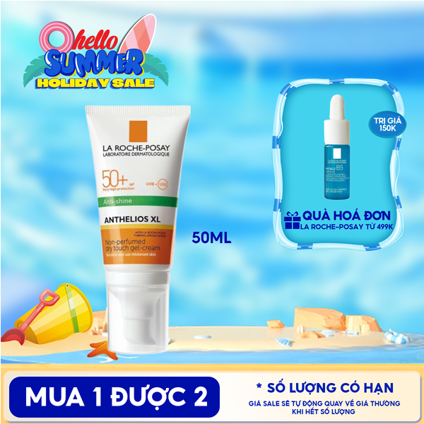  Kem Chống Nắng La Roche-Posay Kiểm Soát Dầu Anthelios Dry Touch Finish Mattifying Effect SPF50+ 50ml 