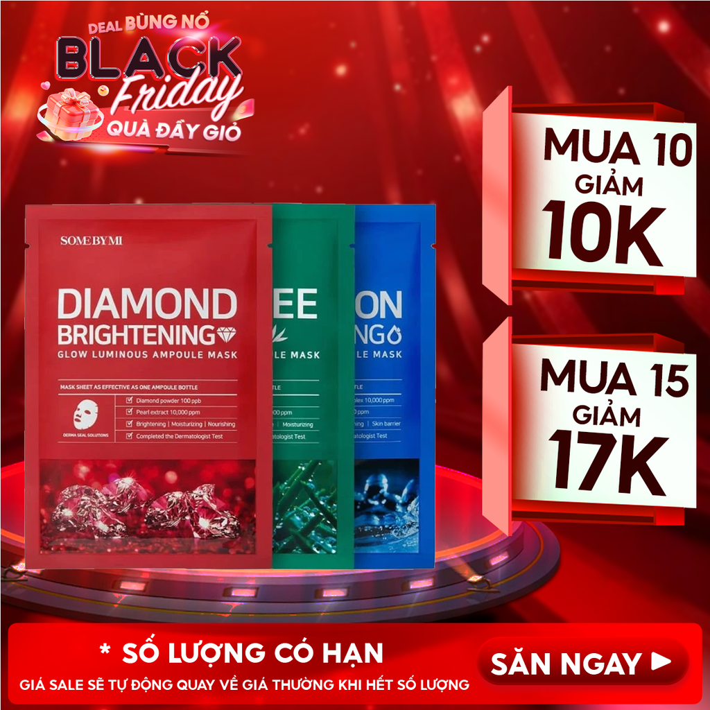 Mặt Nạ Giấy Some By Mi Làm Dịu, Hỗ Trợ Cải Thiện Mụn, Dưỡng Sáng Da Cao Cấp Hàn Quốc Mask Sheet