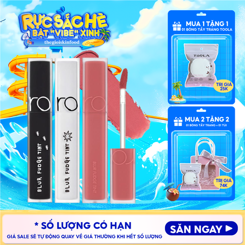 Son Kem Lì Romand Lên Màu Chuẩn, Mịn Môi Blur Fudge Tint 5g