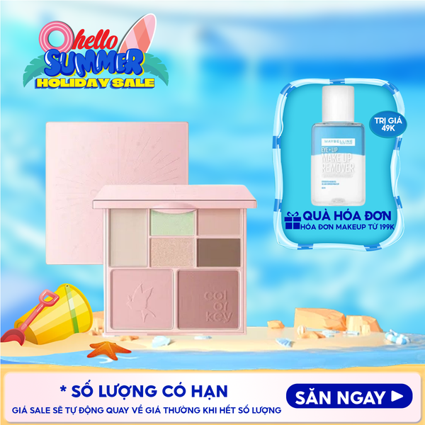  Bảng Phấn Mắt Colorkey 7 Ô Màu Đa Năng Embrace Nature Seven-Shade Makeup Palette 