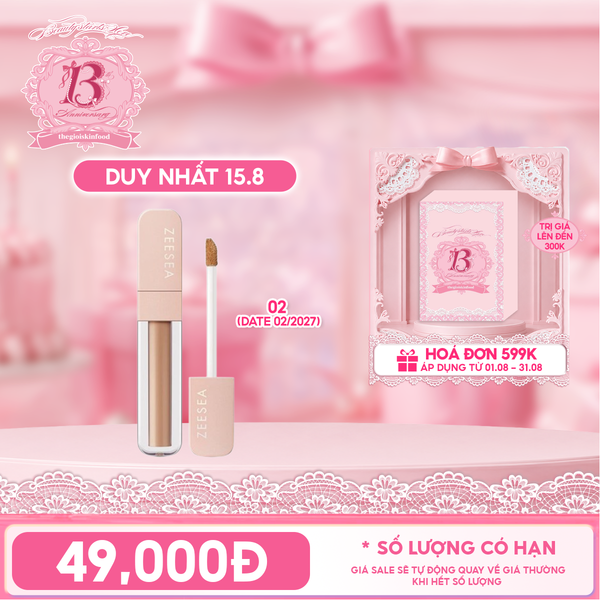  Kem Che Khuyết Điểm Zeesea Che Phủ Tự Nhiên Mist Soft Focus Concealer 4g 