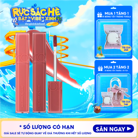 Son Tint Bóng Romand Siêu Lì Cho Đôi Môi Căng Mọng Dewyful Water Tint 5g