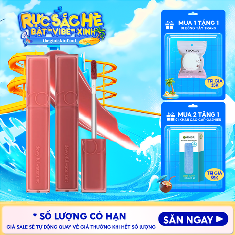 Son Tint Bóng Romand Siêu Lì Cho Đôi Môi Căng Mọng Dewyful Water Tint 5g
