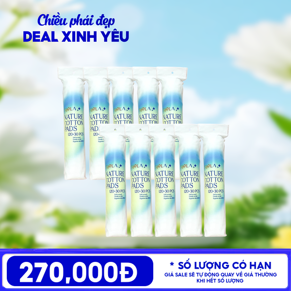  Combo Bông Tẩy Trang TOOLA Nhiều Loại 
