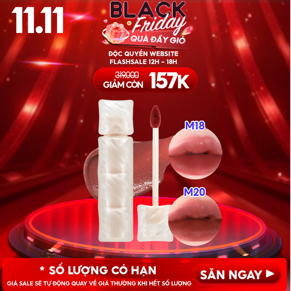  [NEW] Son Phao Kem Lì Mềm Mịn Như Bơ, Lâu Trôi Merzy Puffer Mellow Tint 3.7g 