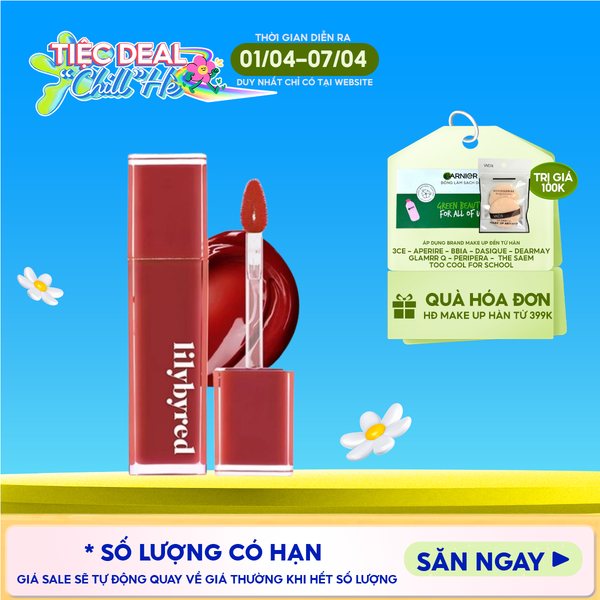  Son Kem Bóng Lì Lilybyred Bloody Liar Coating Tint 4g 