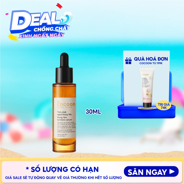  Serum Cocoon Nghệ Hưng Yên Cocoon Hung Yen Turmeric Serum 30ml 