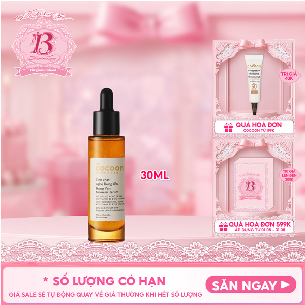  Serum Cocoon Nghệ Hưng Yên Turmeric Serum 30ml 