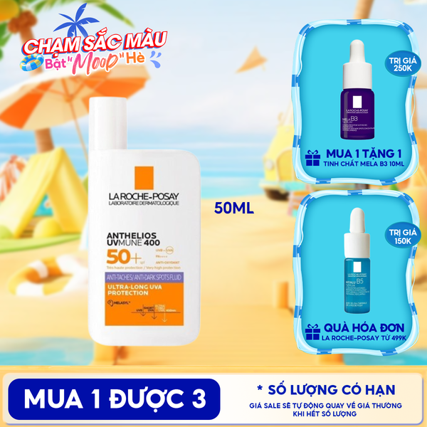  Sữa Chống Nắng La Roche-Posay Dưỡng Sáng Da Innovation Anthelios UVmune 400 Anti-Dark Spots Fluid 50ml 