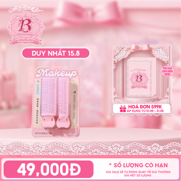  Lô Cuốn Tóc Mái, Kẹp Làm Phồng Chân Tóc TTR Hair Curler Tool Set - CM-MZ5349 
