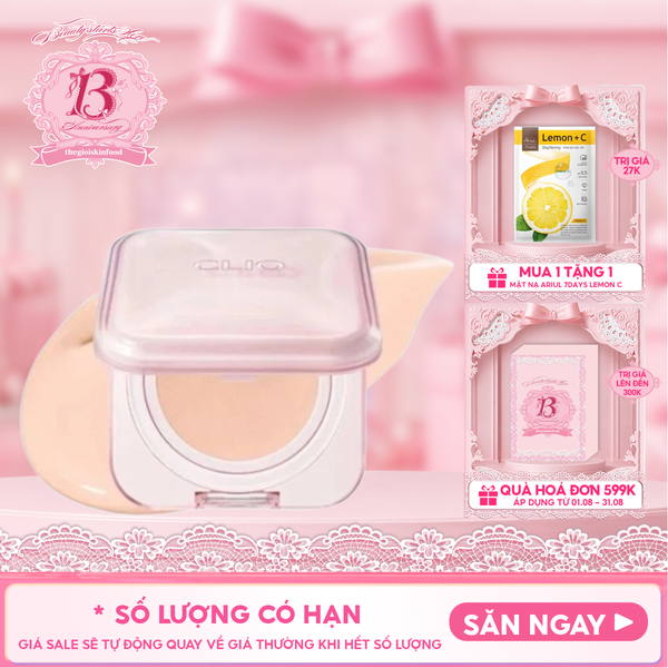  Phấn Nước Che Phủ Khuyết Điểm Tự Nhiên Clio Kill Cover Mesh Glow Essential Cushion SPF50+ PA++++ 