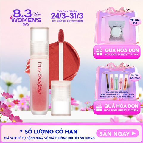 Son Kem Lì Merzy Mịn Mượt Fruity Smudging Velvet Tint 3.5g