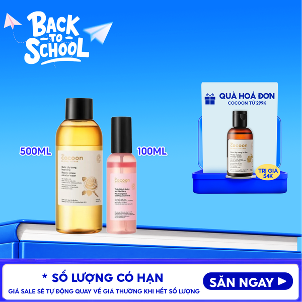  Tinh Chất Xịt Dưỡng Cocoon Hau Giang Lotus Soothing Serum Mist 