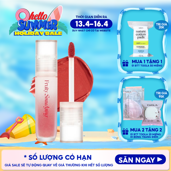  Son Kem Lì Merzy Mịn Mượt Fruity Smudging Velvet Tint 3.5g 