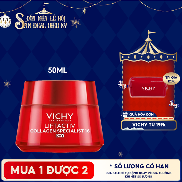  Kem Dưỡng Vichy Collagen Cải Thiện Lão Hóa Da Liftactiv Collagen Specialist 