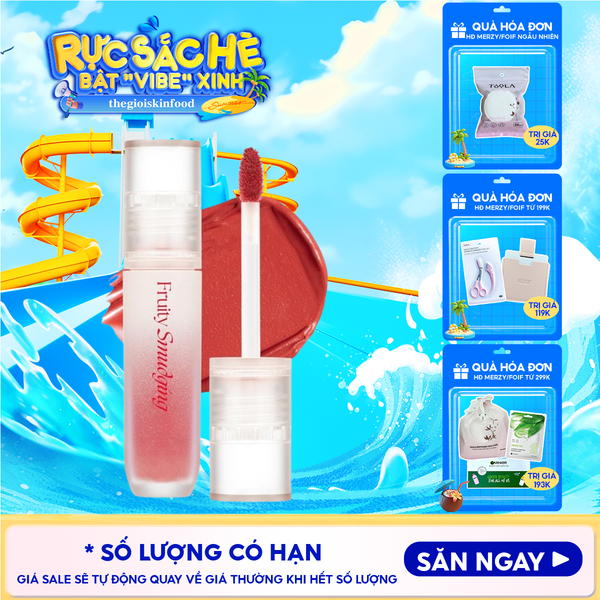  Son Kem Lì Merzy Mịn Mượt Fruity Smudging Velvet Tint 3.5g 