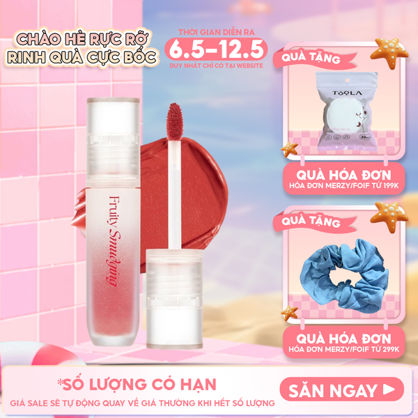  Son Kem Lì Merzy Mịn Mượt Fruity Smudging Velvet Tint 3.5g 