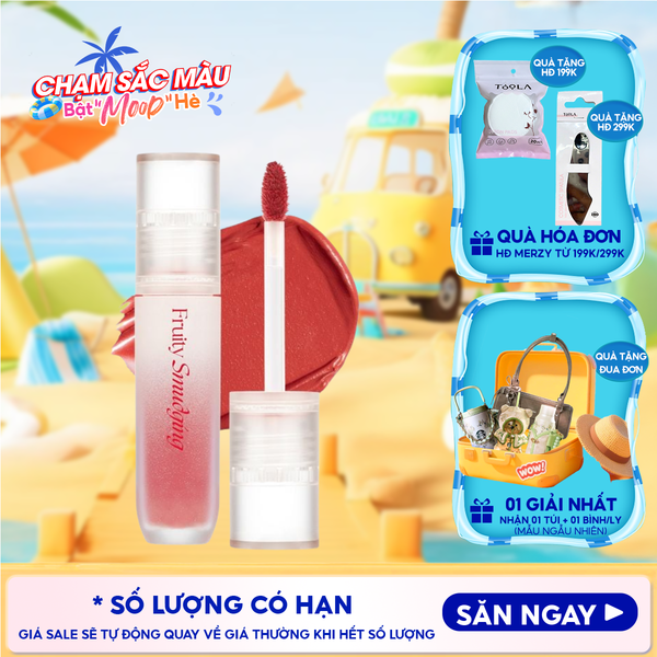  Son Kem Lì Merzy Mịn Mượt Fruity Smudging Velvet Tint 3.5g 