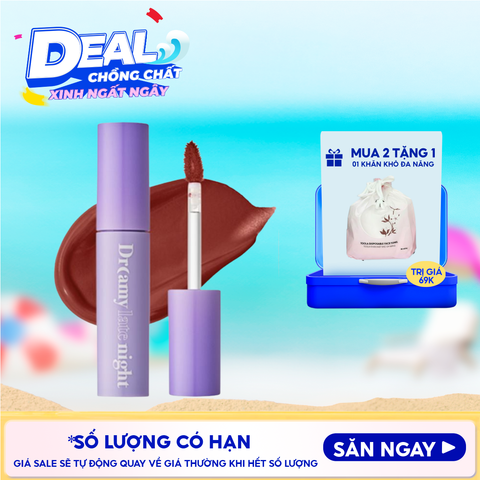 [Màu 13-17] Son Kem Lì, Mịn Mượt Nhẹ Môi Merzy Dreamy Late Night Mellow Tint 4g
